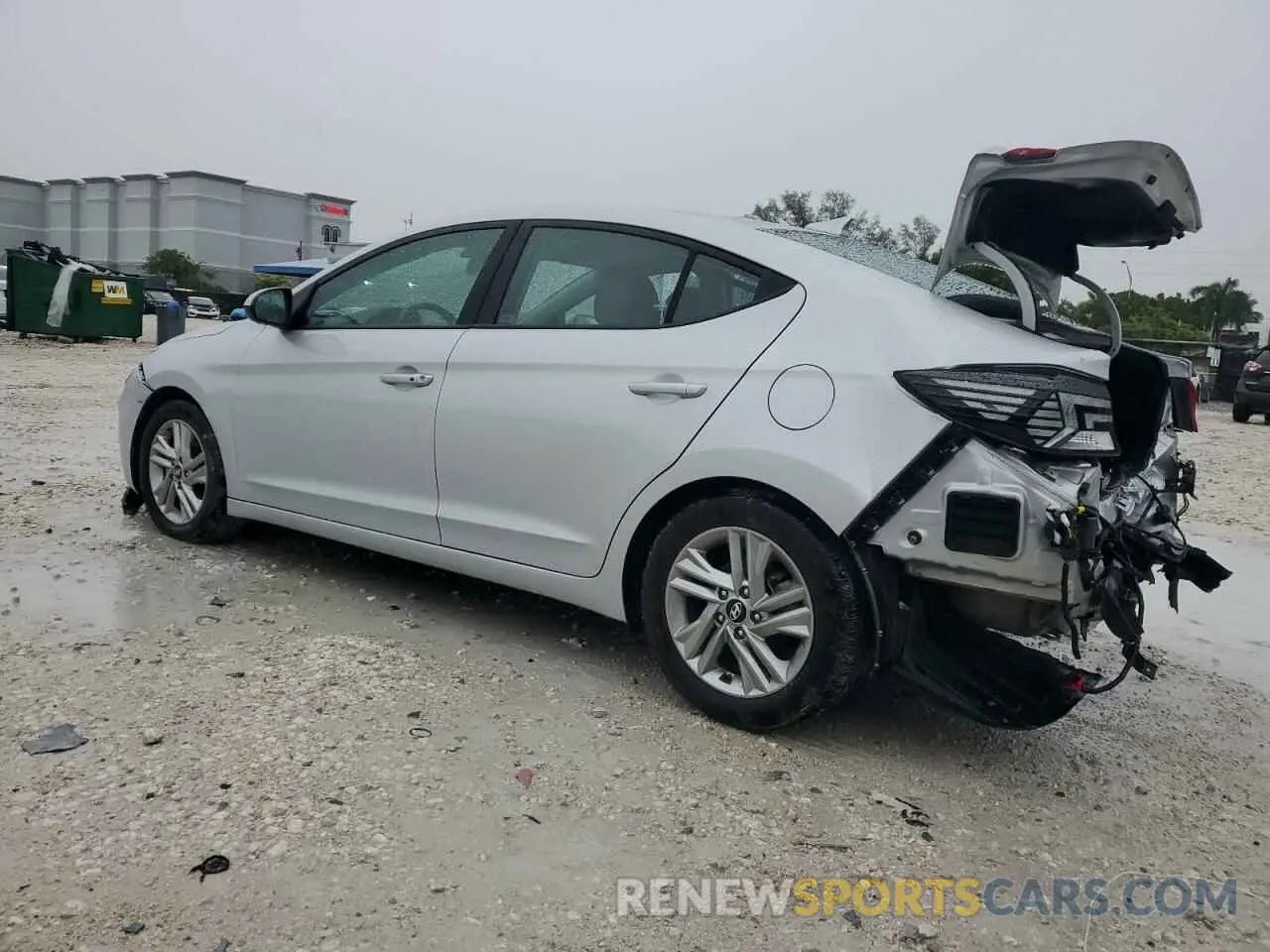 2 Photograph of a damaged car KMHD84LF0KU806638 HYUNDAI ELANTRA 2019