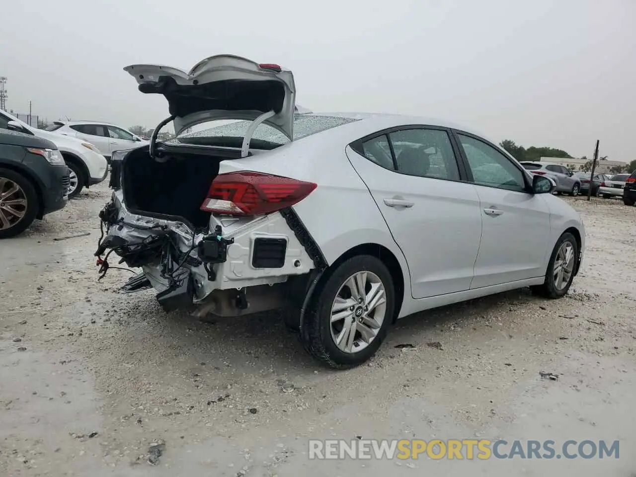 3 Photograph of a damaged car KMHD84LF0KU806638 HYUNDAI ELANTRA 2019