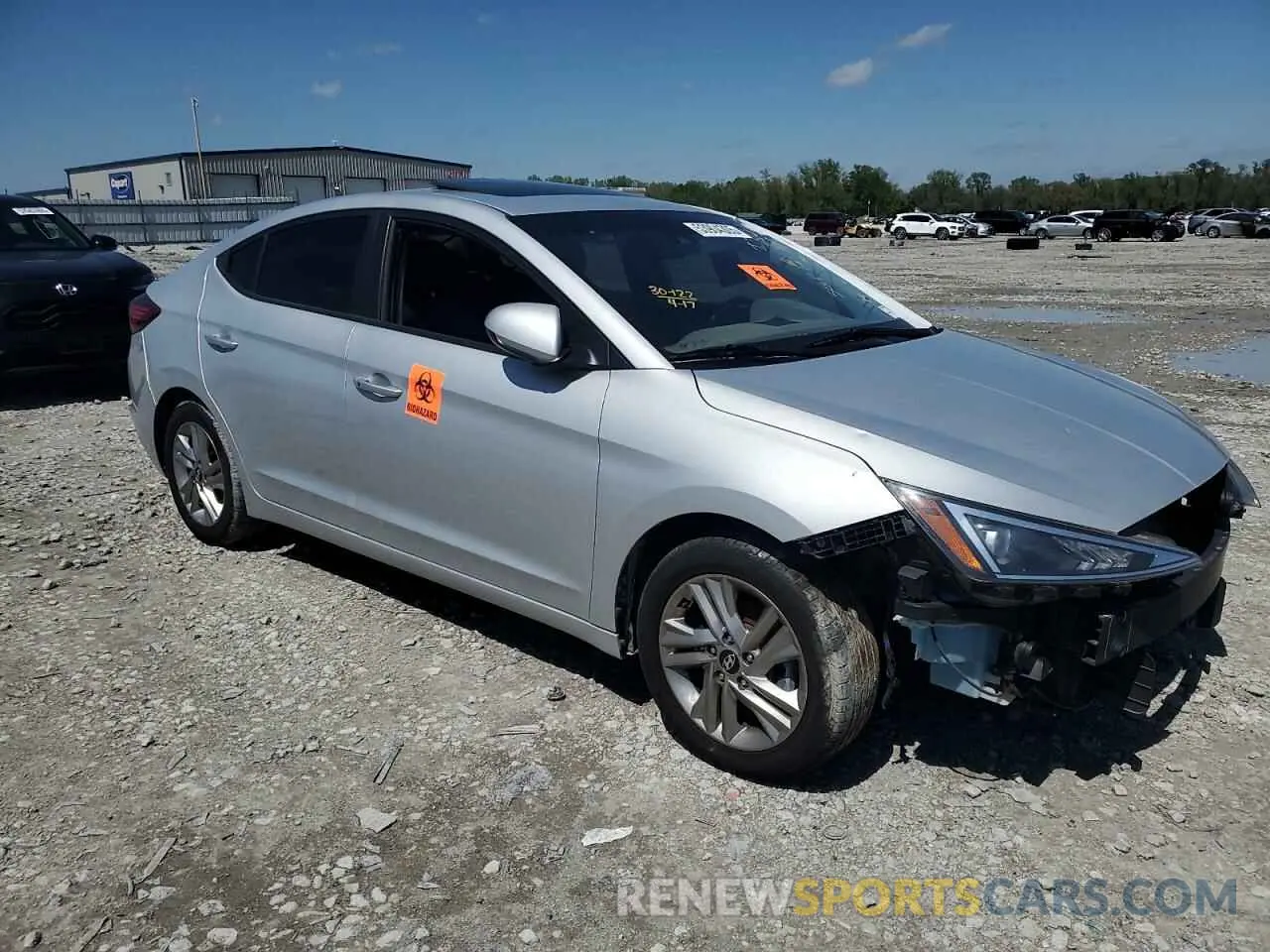 4 Photograph of a damaged car KMHD84LF0KU814819 HYUNDAI ELANTRA 2019