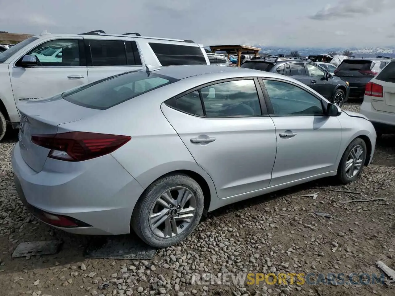 3 Photograph of a damaged car KMHD84LF0KU887334 HYUNDAI ELANTRA 2019