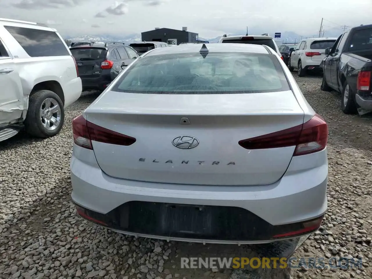 6 Photograph of a damaged car KMHD84LF0KU887334 HYUNDAI ELANTRA 2019