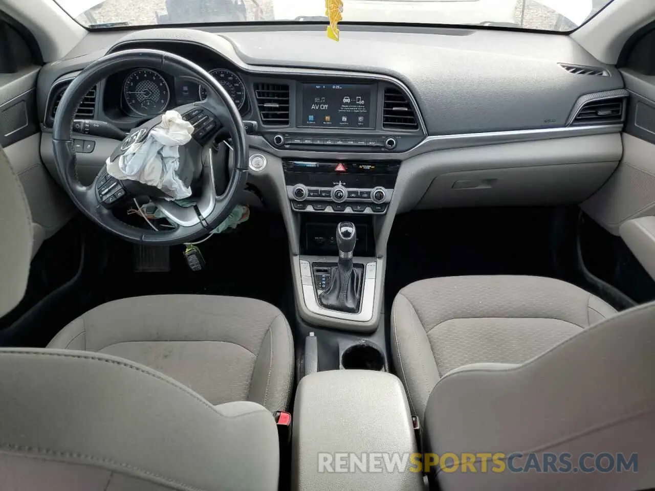 8 Photograph of a damaged car KMHD84LF0KU887334 HYUNDAI ELANTRA 2019