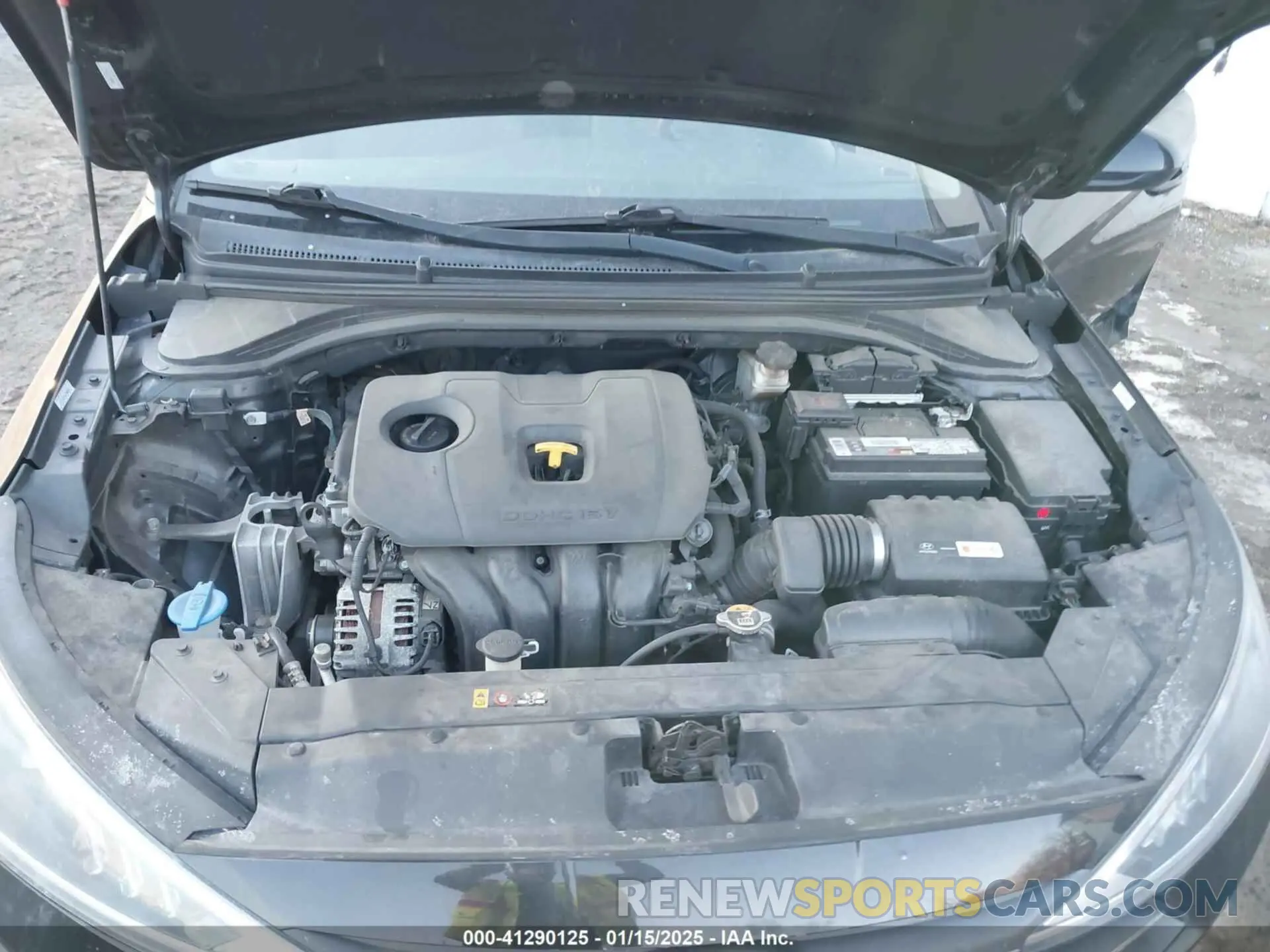 10 Photograph of a damaged car KMHD84LF1KU731142 HYUNDAI ELANTRA 2019