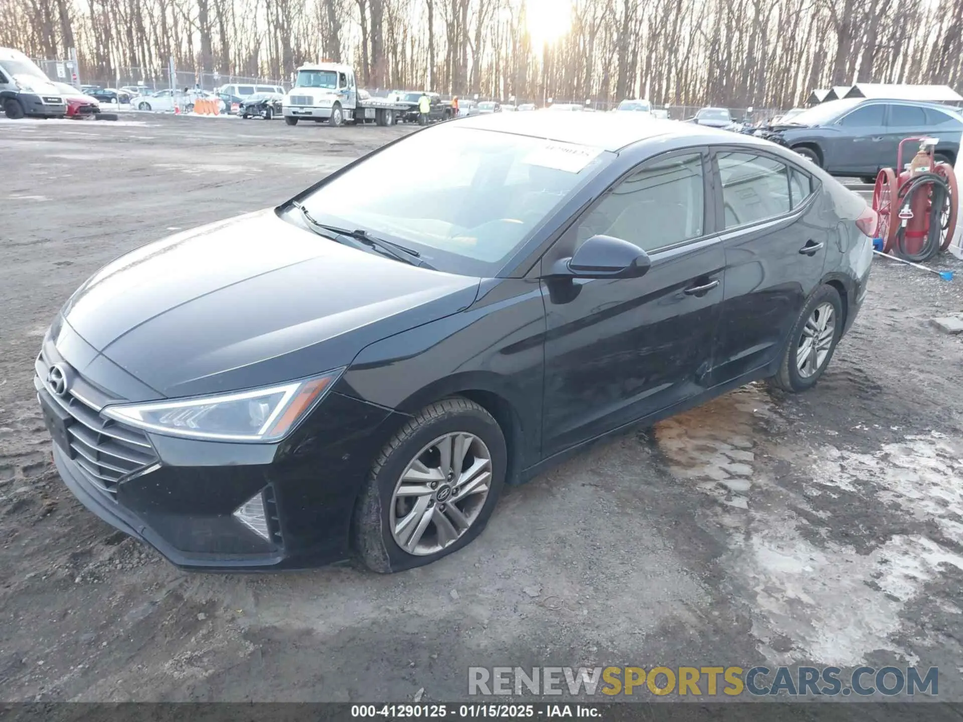 2 Photograph of a damaged car KMHD84LF1KU731142 HYUNDAI ELANTRA 2019
