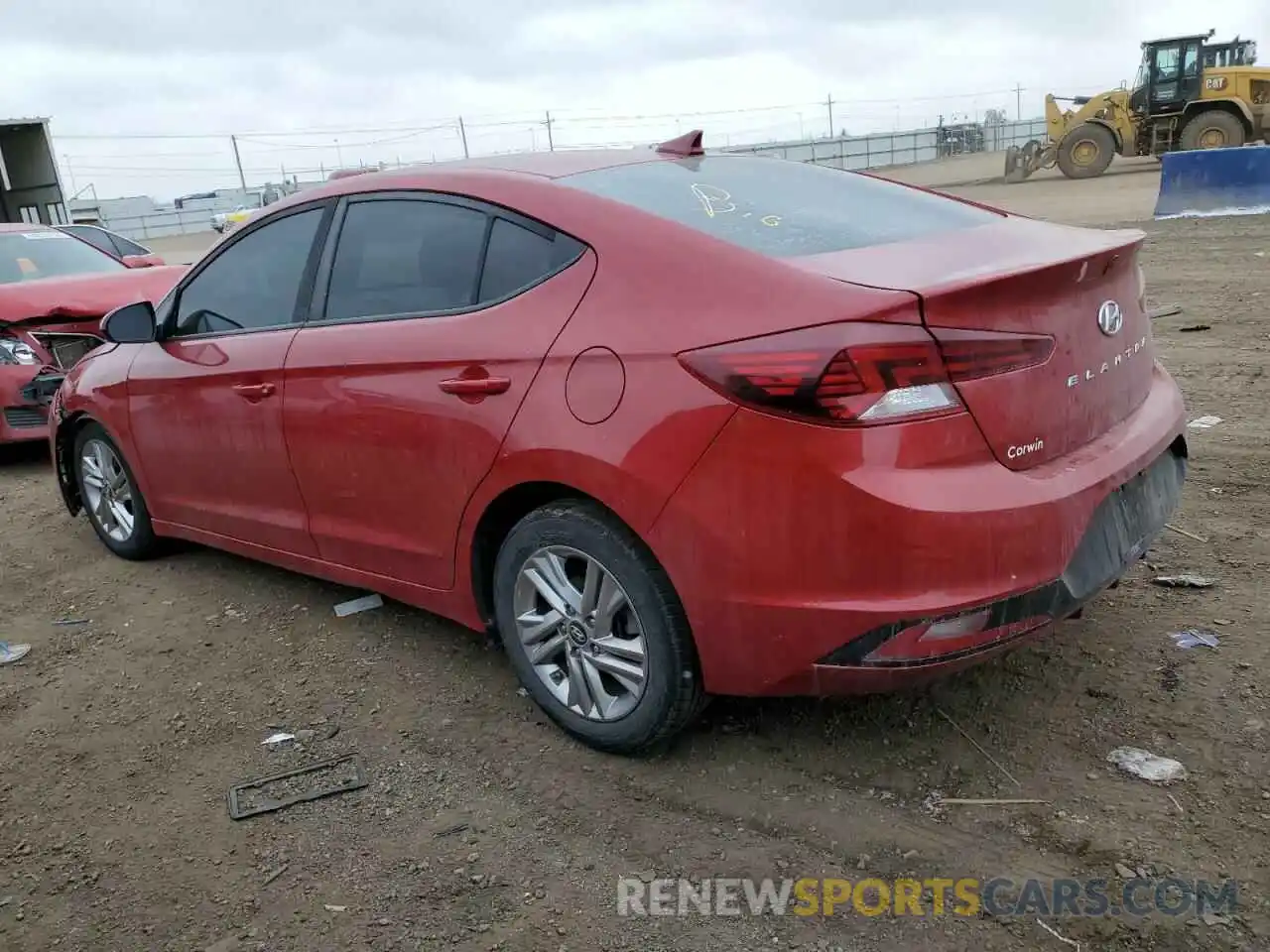 2 Photograph of a damaged car KMHD84LF1KU745834 HYUNDAI ELANTRA 2019