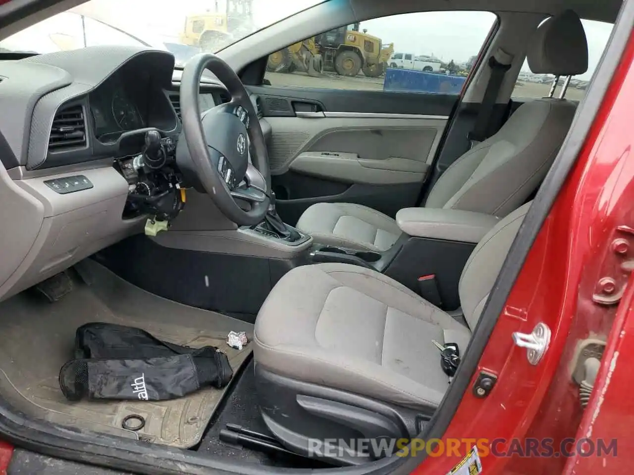 7 Photograph of a damaged car KMHD84LF1KU745834 HYUNDAI ELANTRA 2019