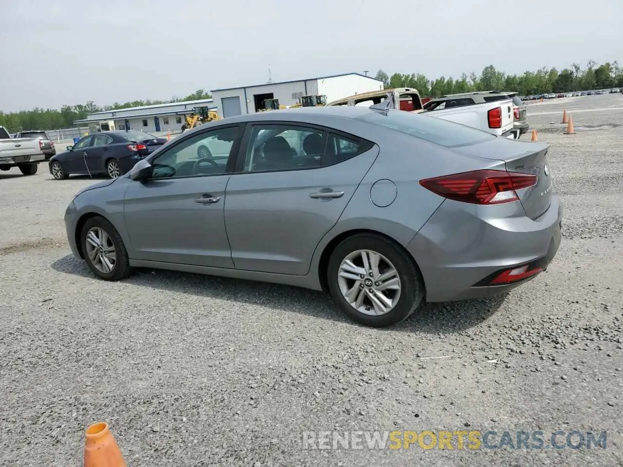 2 Photograph of a damaged car KMHD84LF1KU786996 HYUNDAI ELANTRA 2019