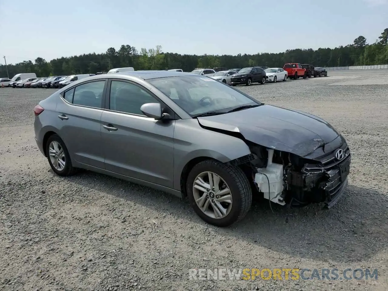 4 Photograph of a damaged car KMHD84LF1KU786996 HYUNDAI ELANTRA 2019