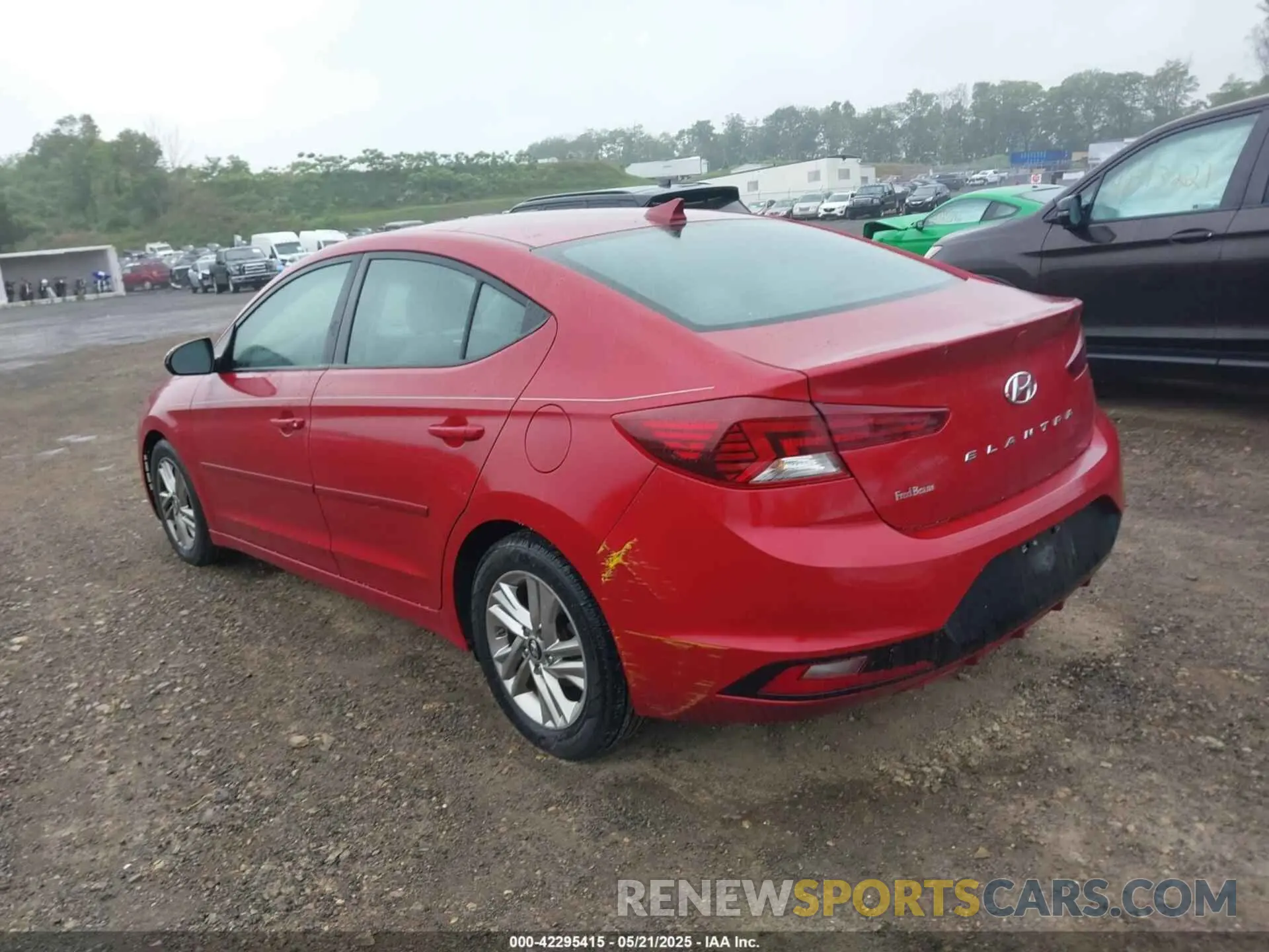 3 Photograph of a damaged car KMHD84LF1KU787565 HYUNDAI ELANTRA 2019