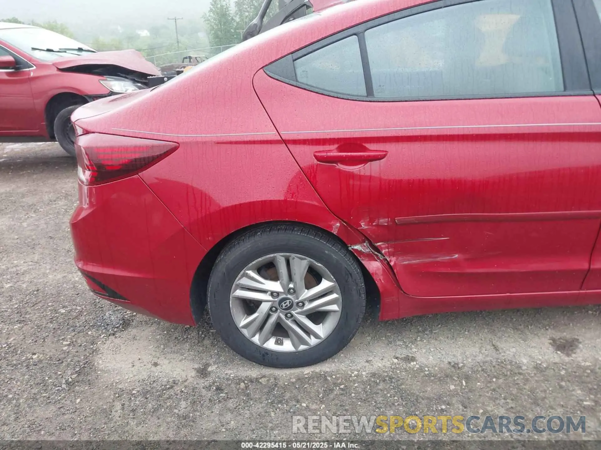 6 Photograph of a damaged car KMHD84LF1KU787565 HYUNDAI ELANTRA 2019