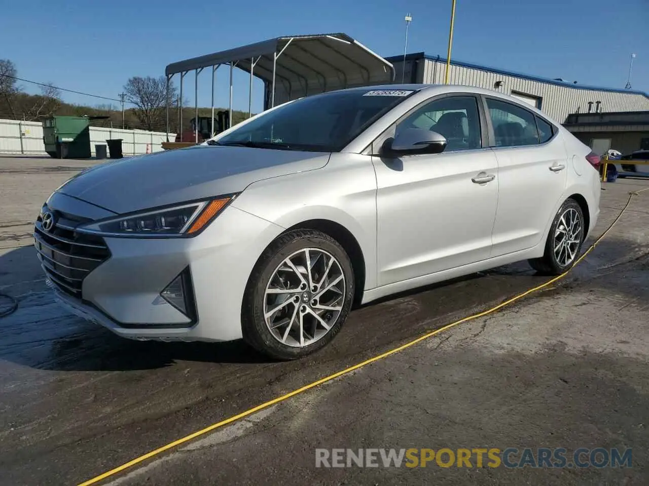 1 Photograph of a damaged car KMHD84LF1KU840894 HYUNDAI ELANTRA 2019