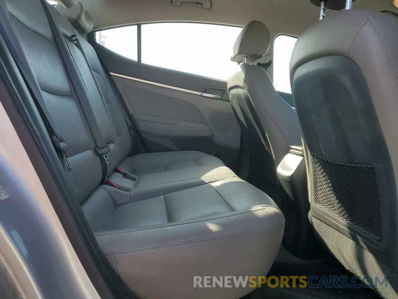 10 Photograph of a damaged car KMHD84LF1KU840894 HYUNDAI ELANTRA 2019