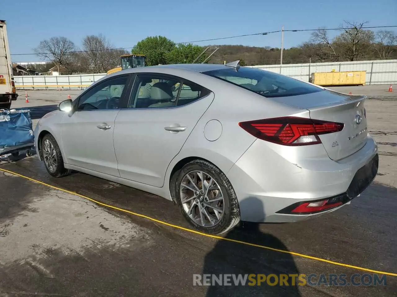 2 Photograph of a damaged car KMHD84LF1KU840894 HYUNDAI ELANTRA 2019