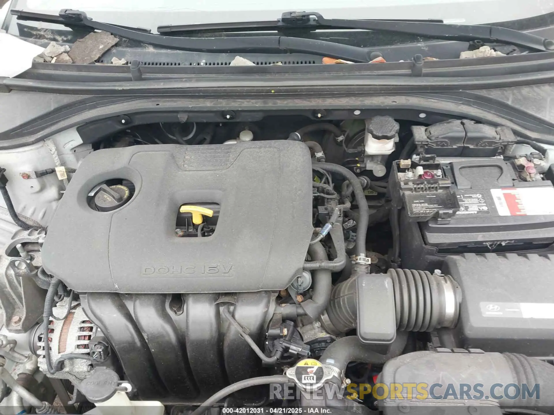 10 Photograph of a damaged car KMHD84LF1KU849501 HYUNDAI ELANTRA 2019