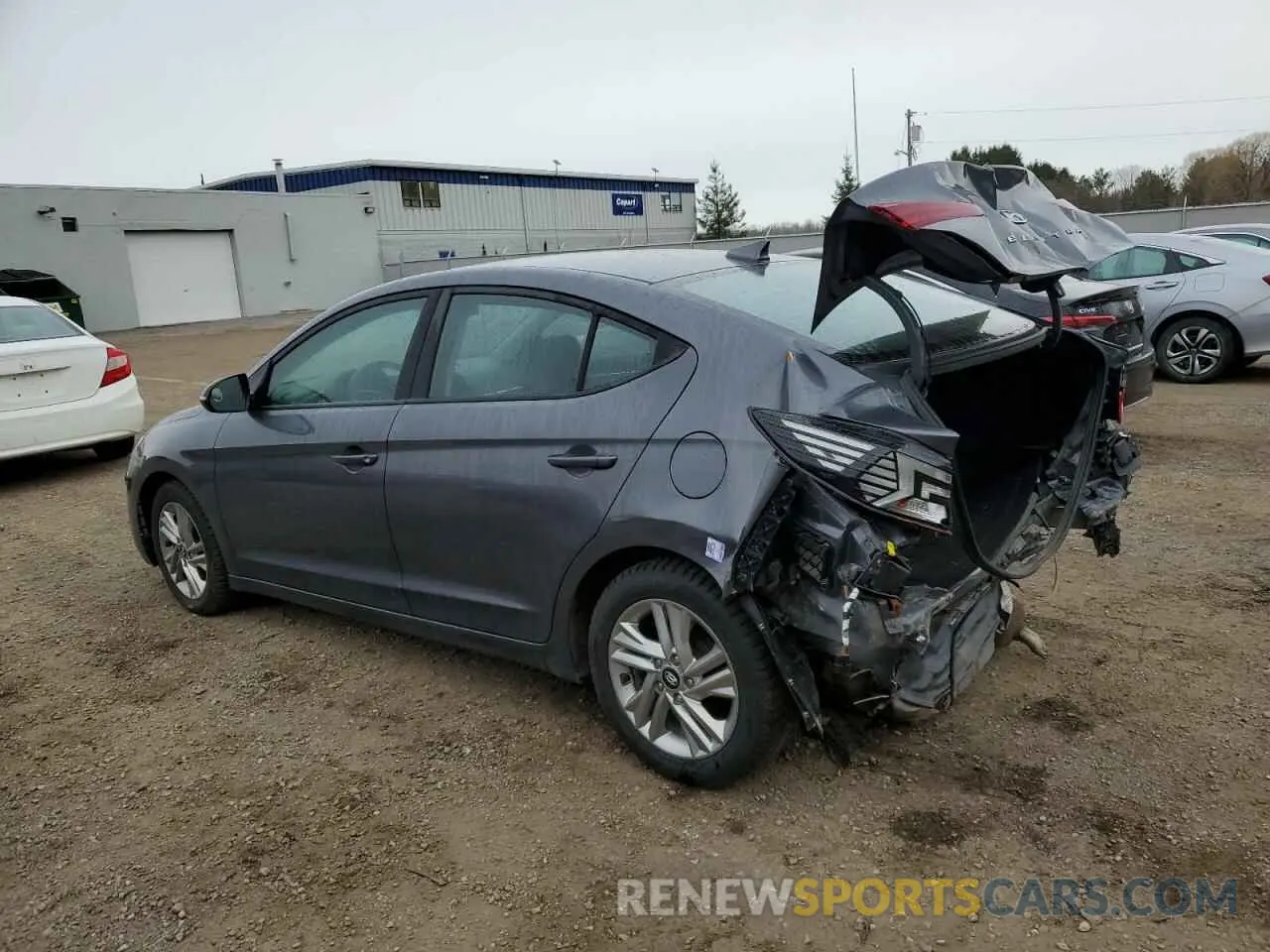 2 Photograph of a damaged car KMHD84LF1KU856464 HYUNDAI ELANTRA 2019