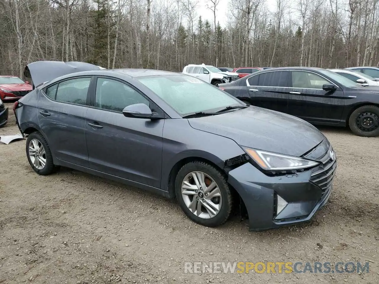 4 Photograph of a damaged car KMHD84LF1KU856464 HYUNDAI ELANTRA 2019