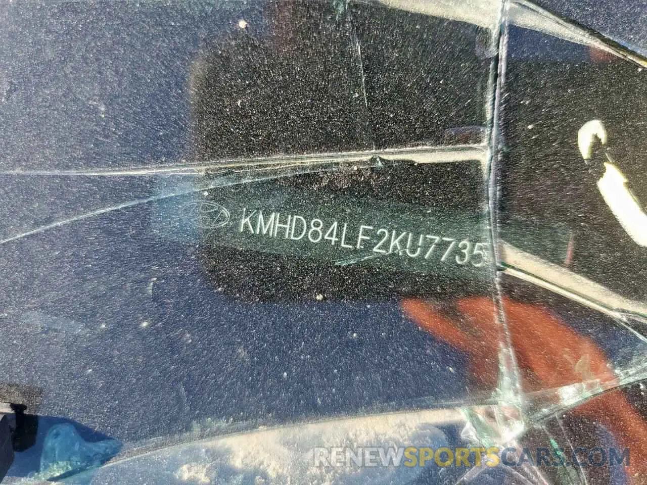 12 Photograph of a damaged car KMHD84LF2KU773593 HYUNDAI ELANTRA 2019