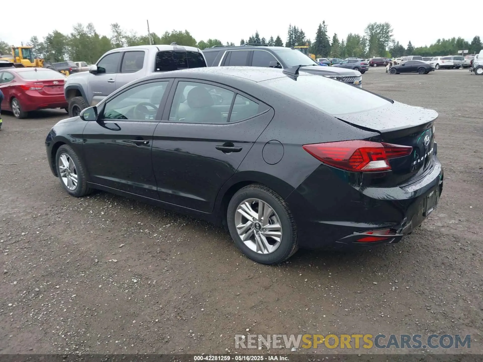 3 Photograph of a damaged car KMHD84LF2KU797912 HYUNDAI ELANTRA 2019