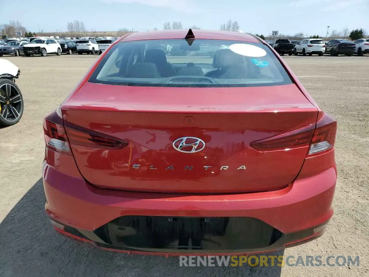 6 Photograph of a damaged car KMHD84LF2KU874715 HYUNDAI ELANTRA 2019