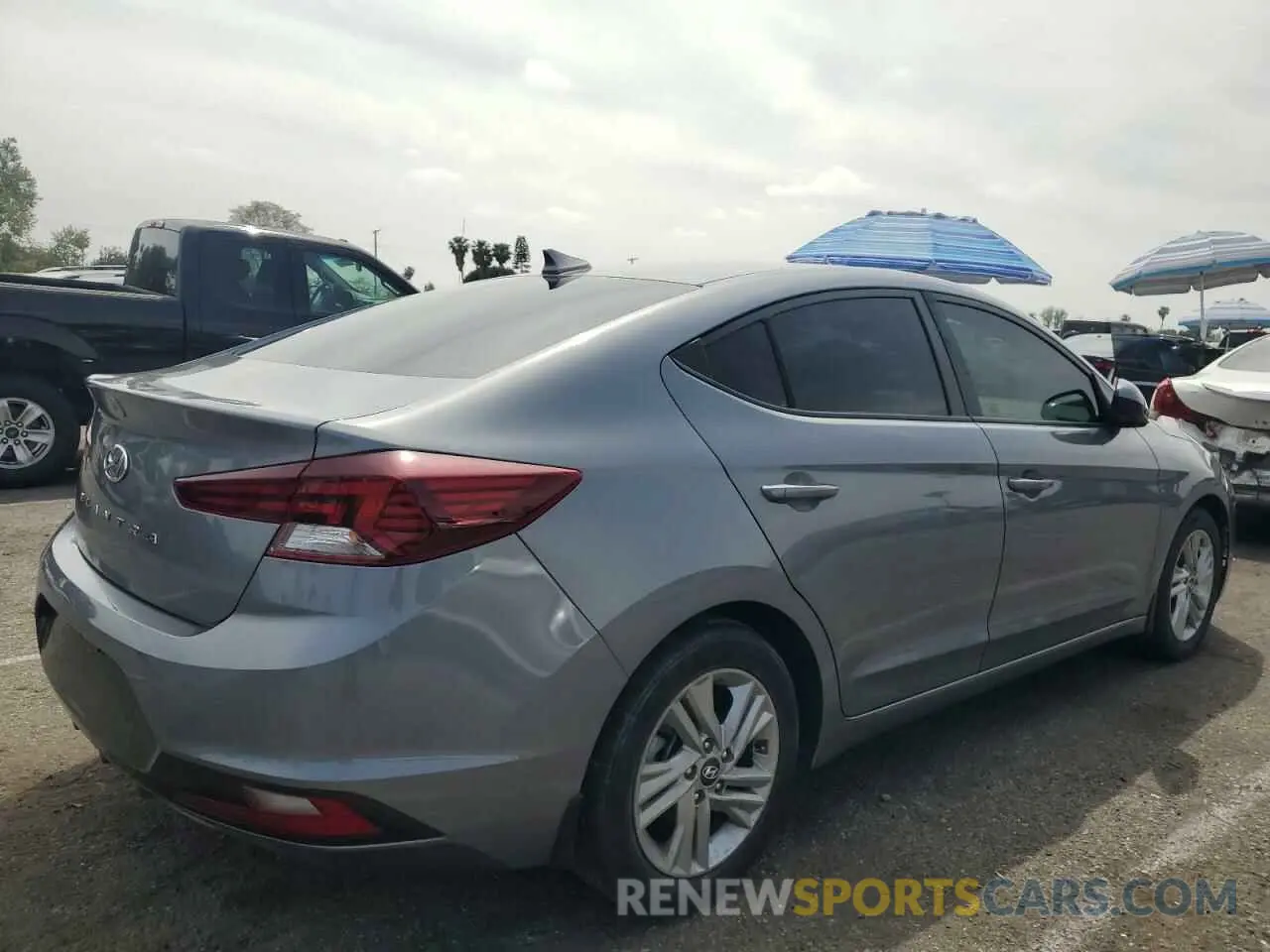 3 Photograph of a damaged car KMHD84LF2KU877758 HYUNDAI ELANTRA 2019