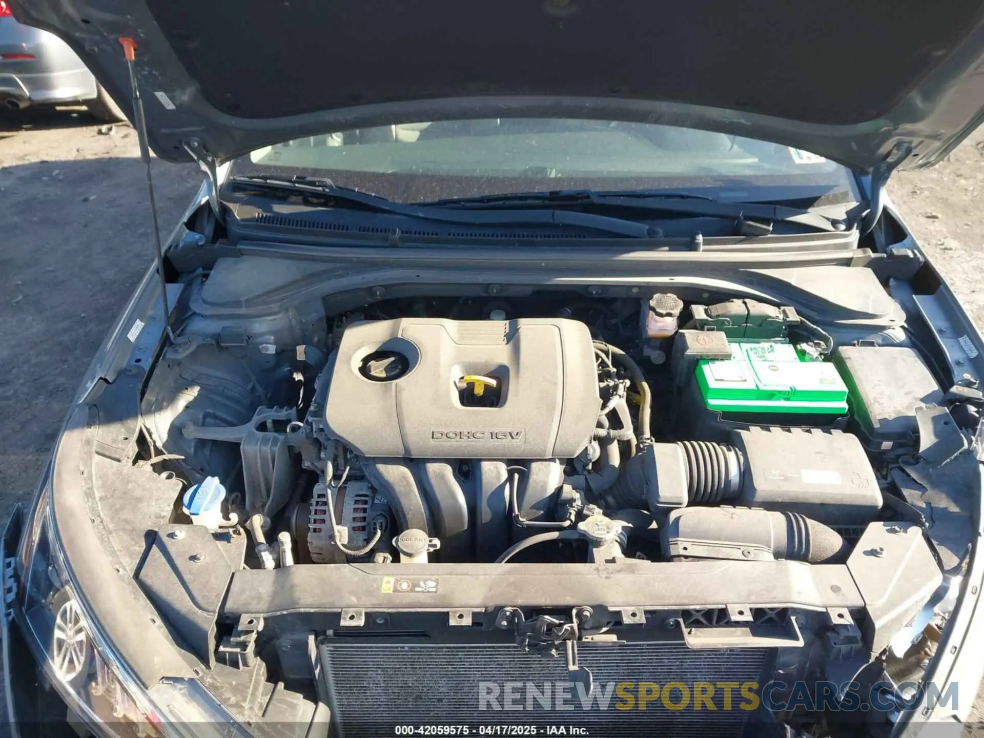 10 Photograph of a damaged car KMHD84LF3KU741087 HYUNDAI ELANTRA 2019