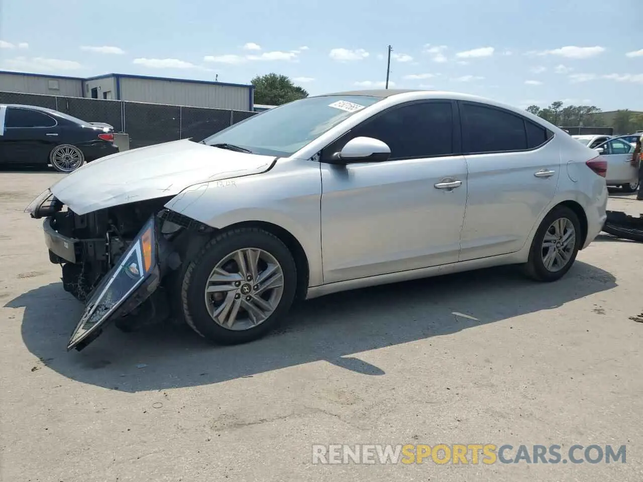1 Photograph of a damaged car KMHD84LF3KU759136 HYUNDAI ELANTRA 2019