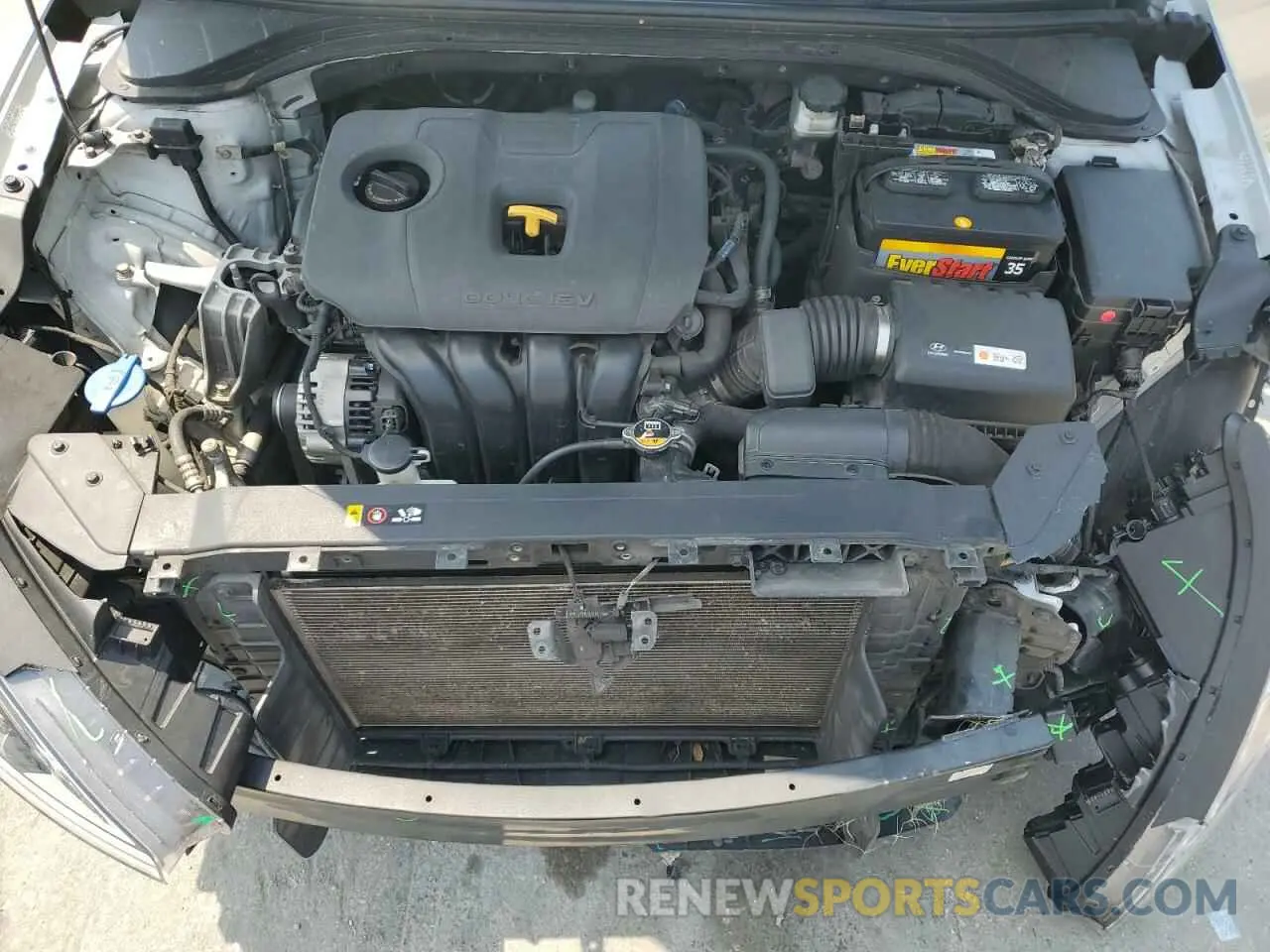 11 Photograph of a damaged car KMHD84LF3KU759136 HYUNDAI ELANTRA 2019