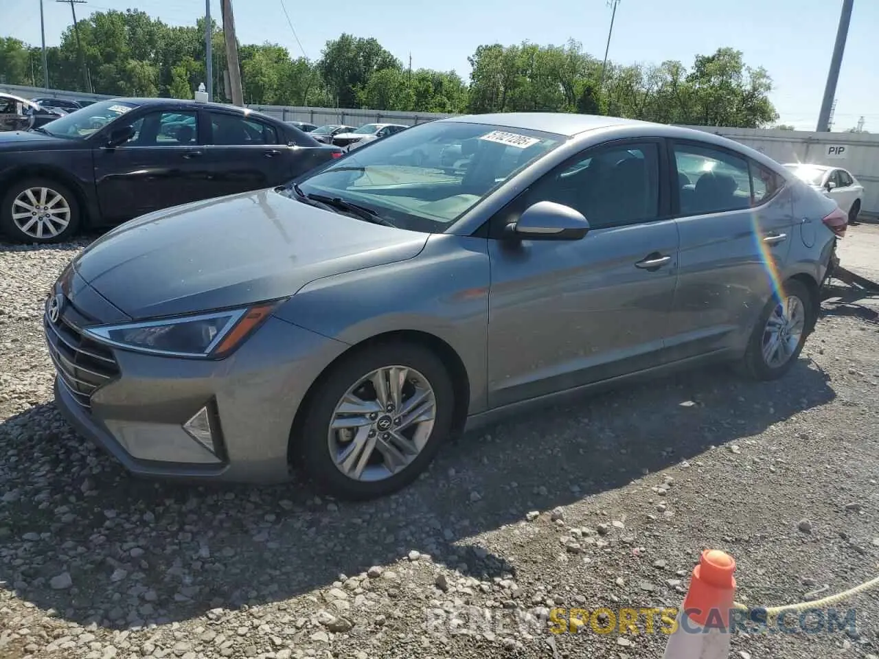 1 Photograph of a damaged car KMHD84LF3KU770864 HYUNDAI ELANTRA 2019