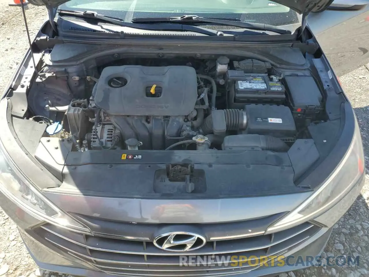 11 Photograph of a damaged car KMHD84LF3KU770864 HYUNDAI ELANTRA 2019