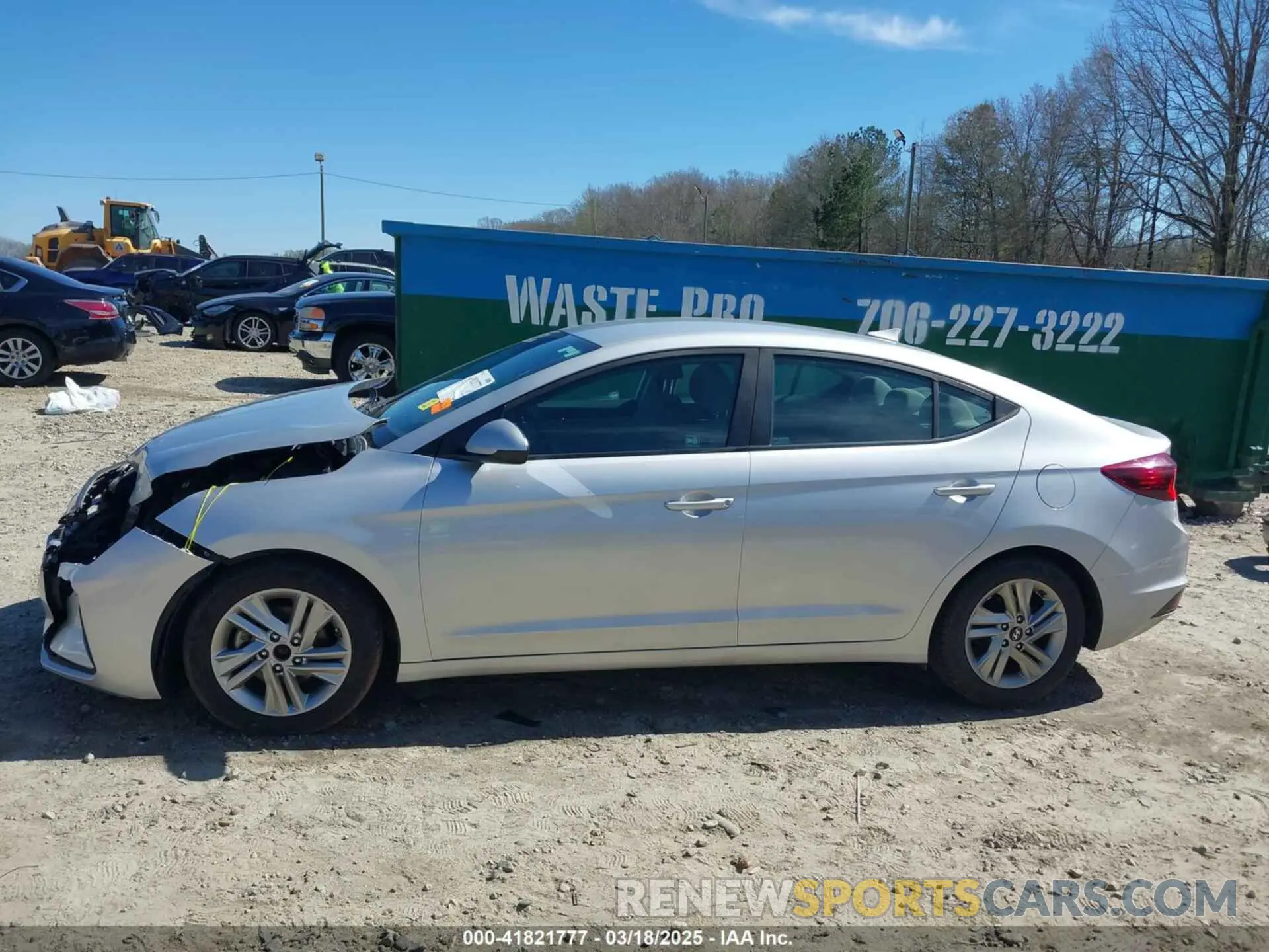 14 Photograph of a damaged car KMHD84LF4KU743494 HYUNDAI ELANTRA 2019