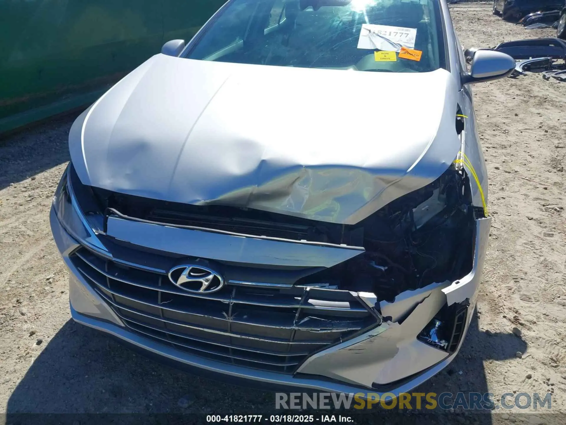 6 Photograph of a damaged car KMHD84LF4KU743494 HYUNDAI ELANTRA 2019