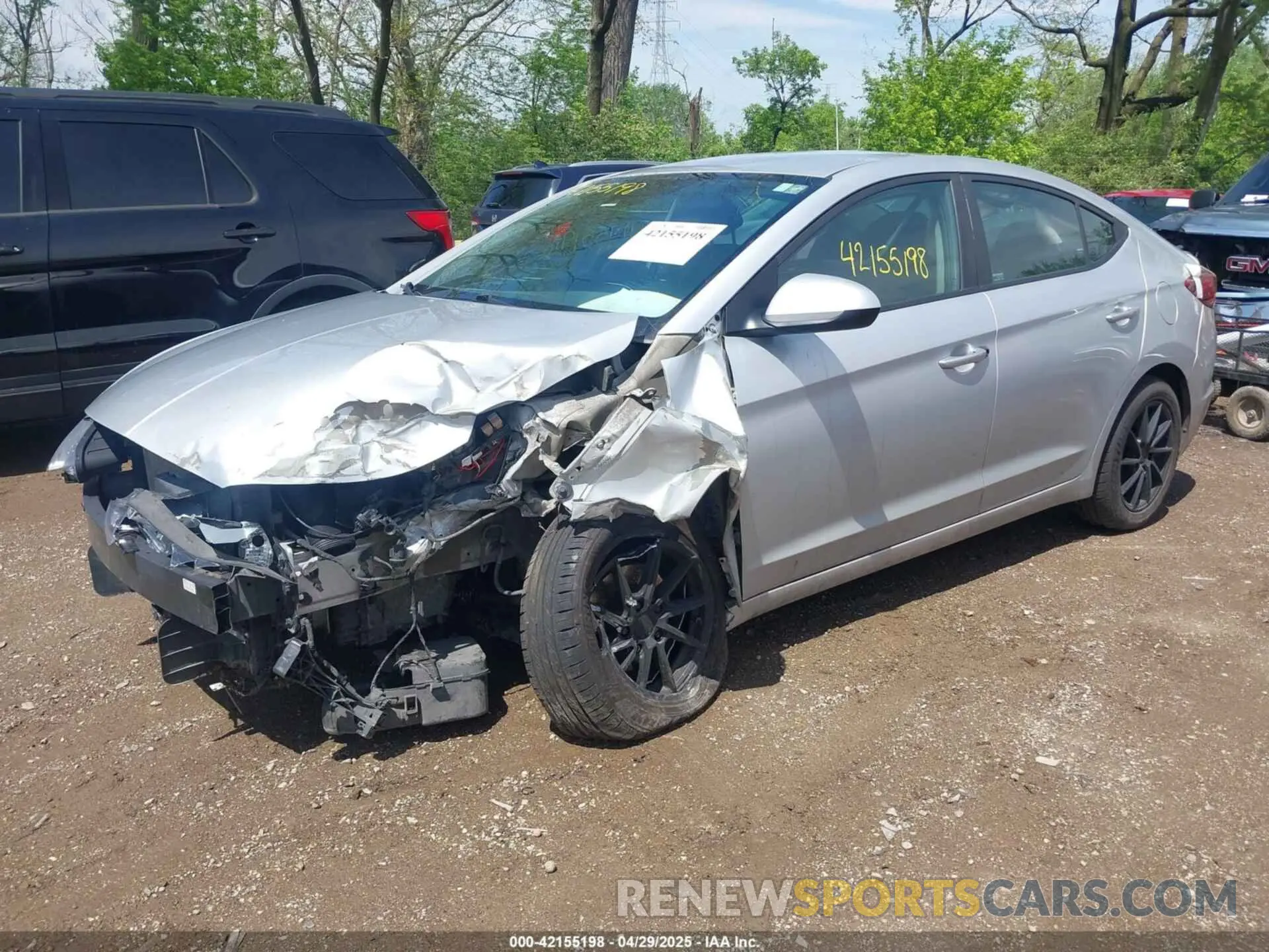 6 Photograph of a damaged car KMHD84LF4KU746265 HYUNDAI ELANTRA 2019