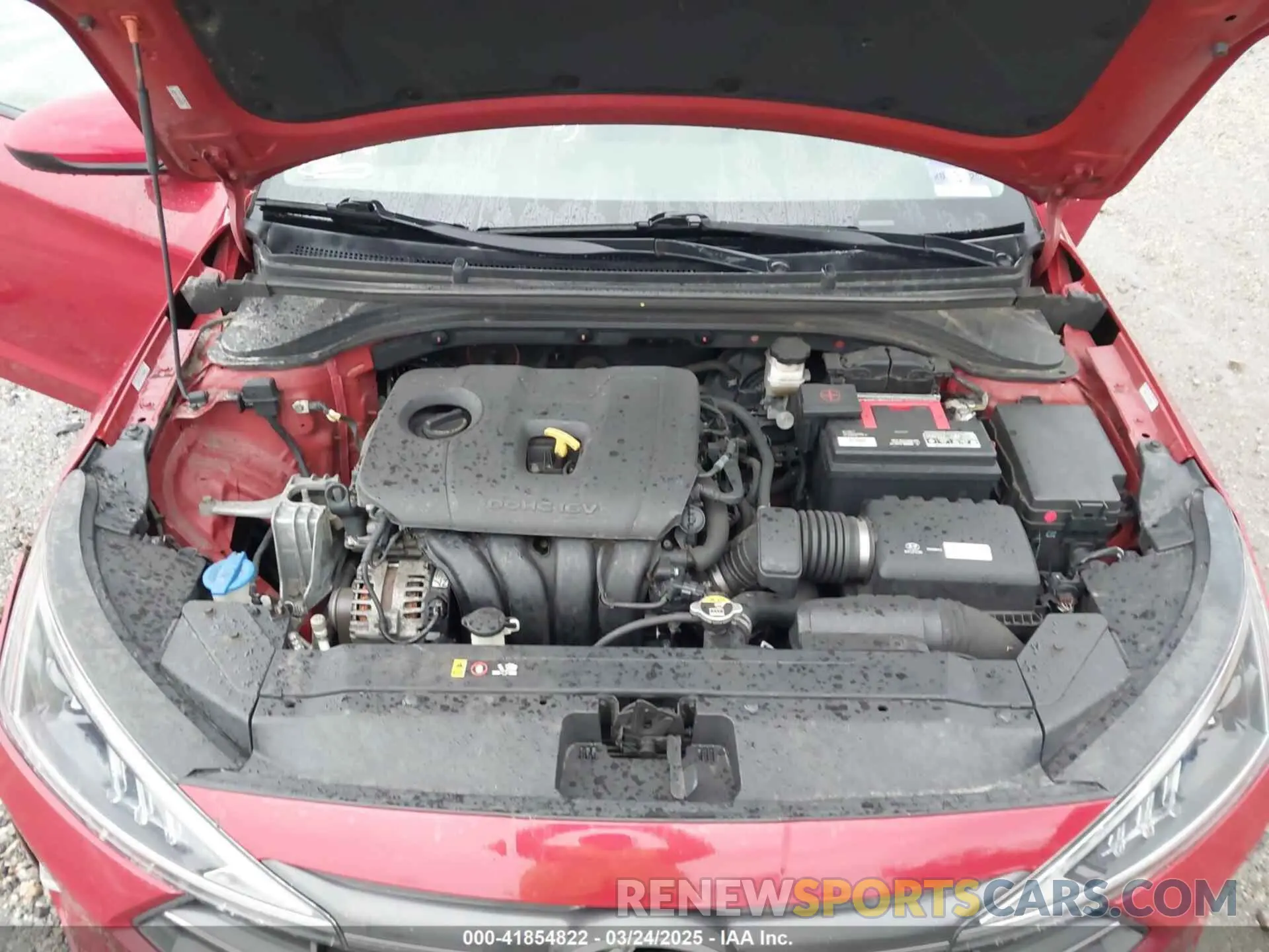 10 Photograph of a damaged car KMHD84LF4KU749537 HYUNDAI ELANTRA 2019