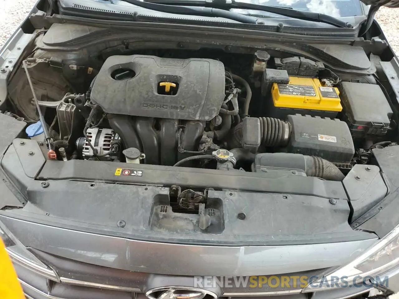 11 Photograph of a damaged car KMHD84LF4KU761607 HYUNDAI ELANTRA 2019