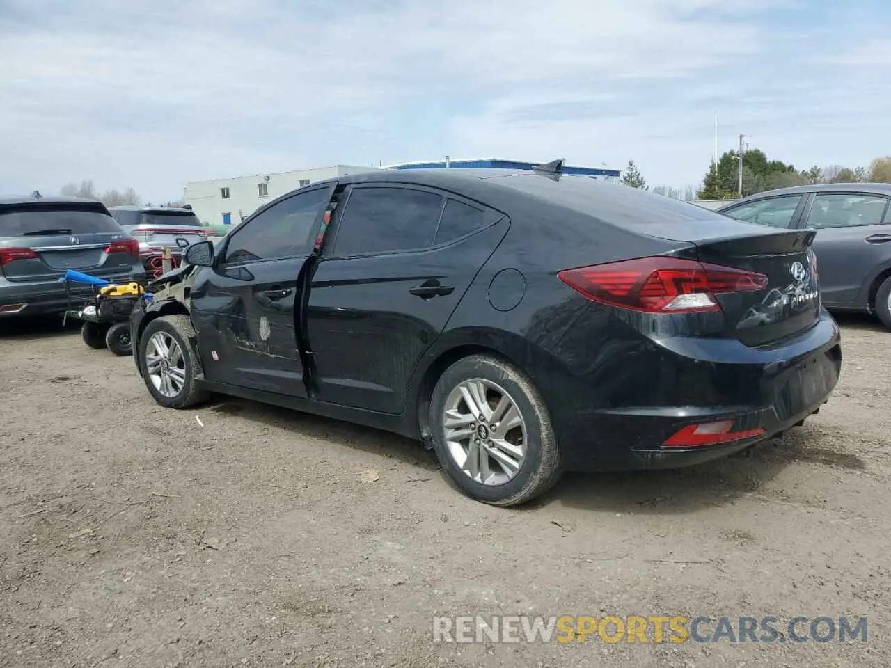 2 Photograph of a damaged car KMHD84LF4KU768282 HYUNDAI ELANTRA 2019