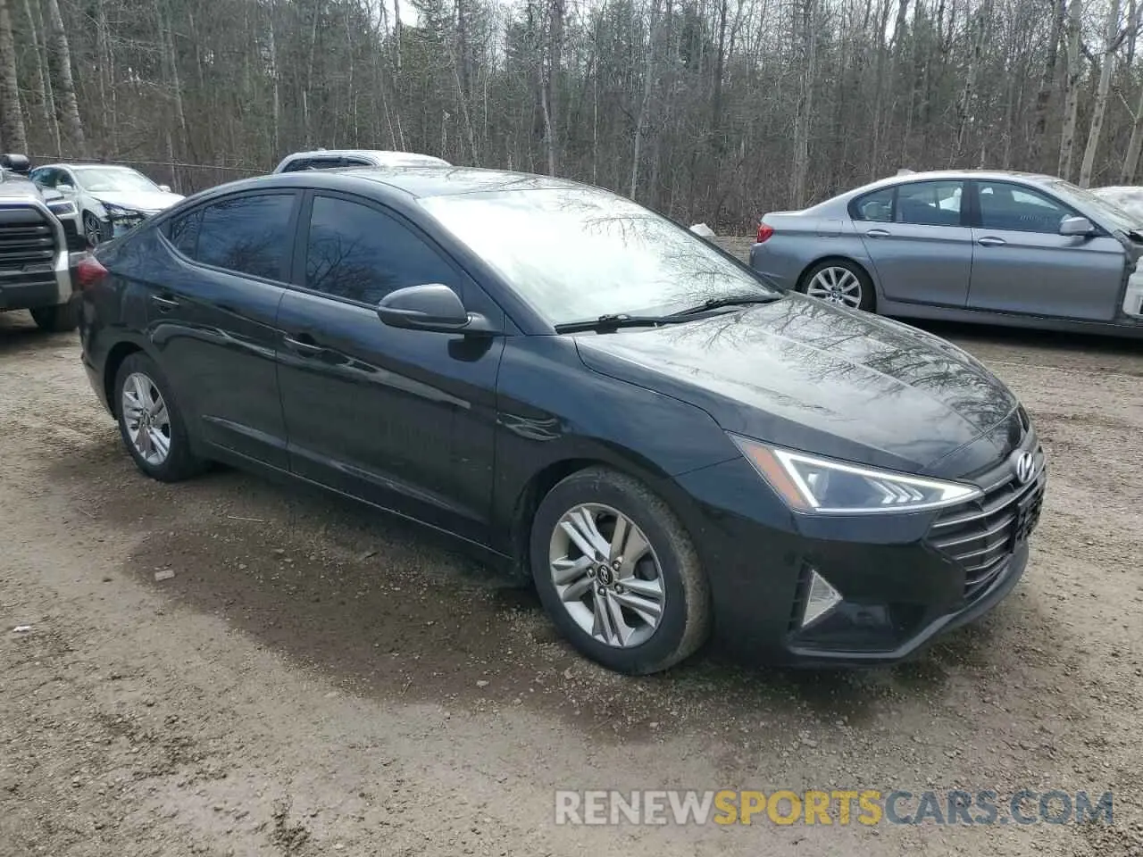 4 Photograph of a damaged car KMHD84LF4KU768282 HYUNDAI ELANTRA 2019