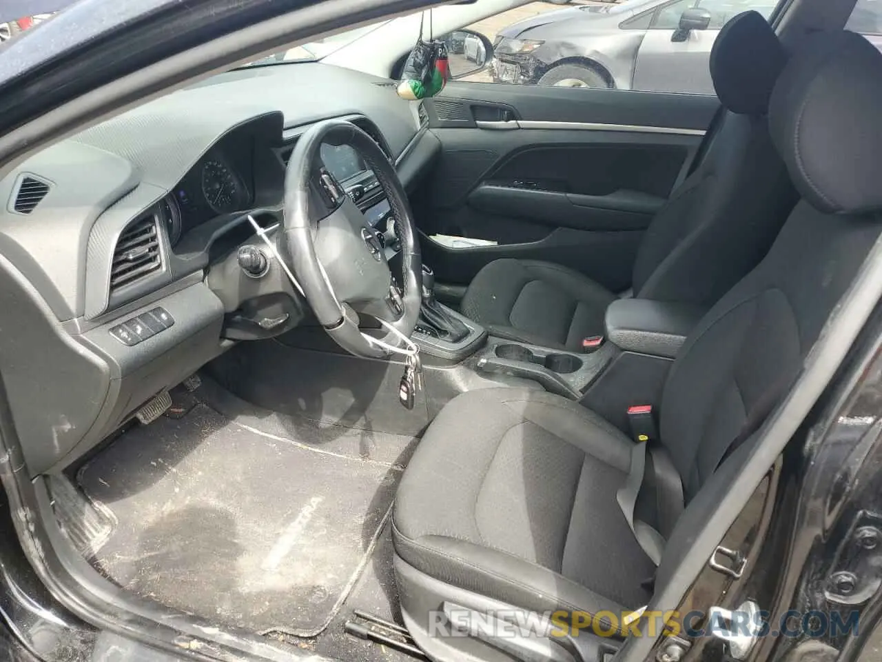 7 Photograph of a damaged car KMHD84LF4KU768282 HYUNDAI ELANTRA 2019