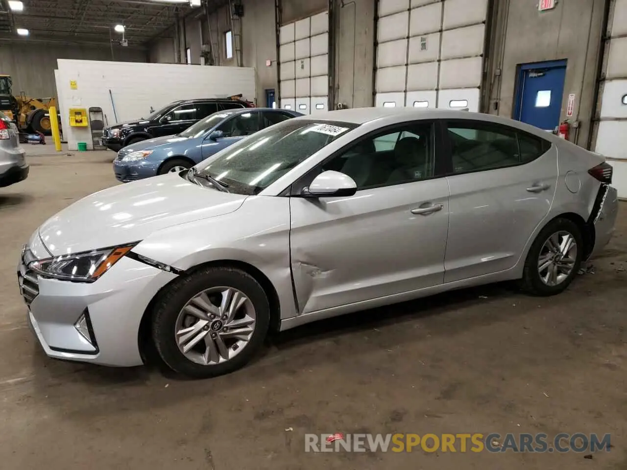 1 Photograph of a damaged car KMHD84LF4KU769786 HYUNDAI ELANTRA 2019