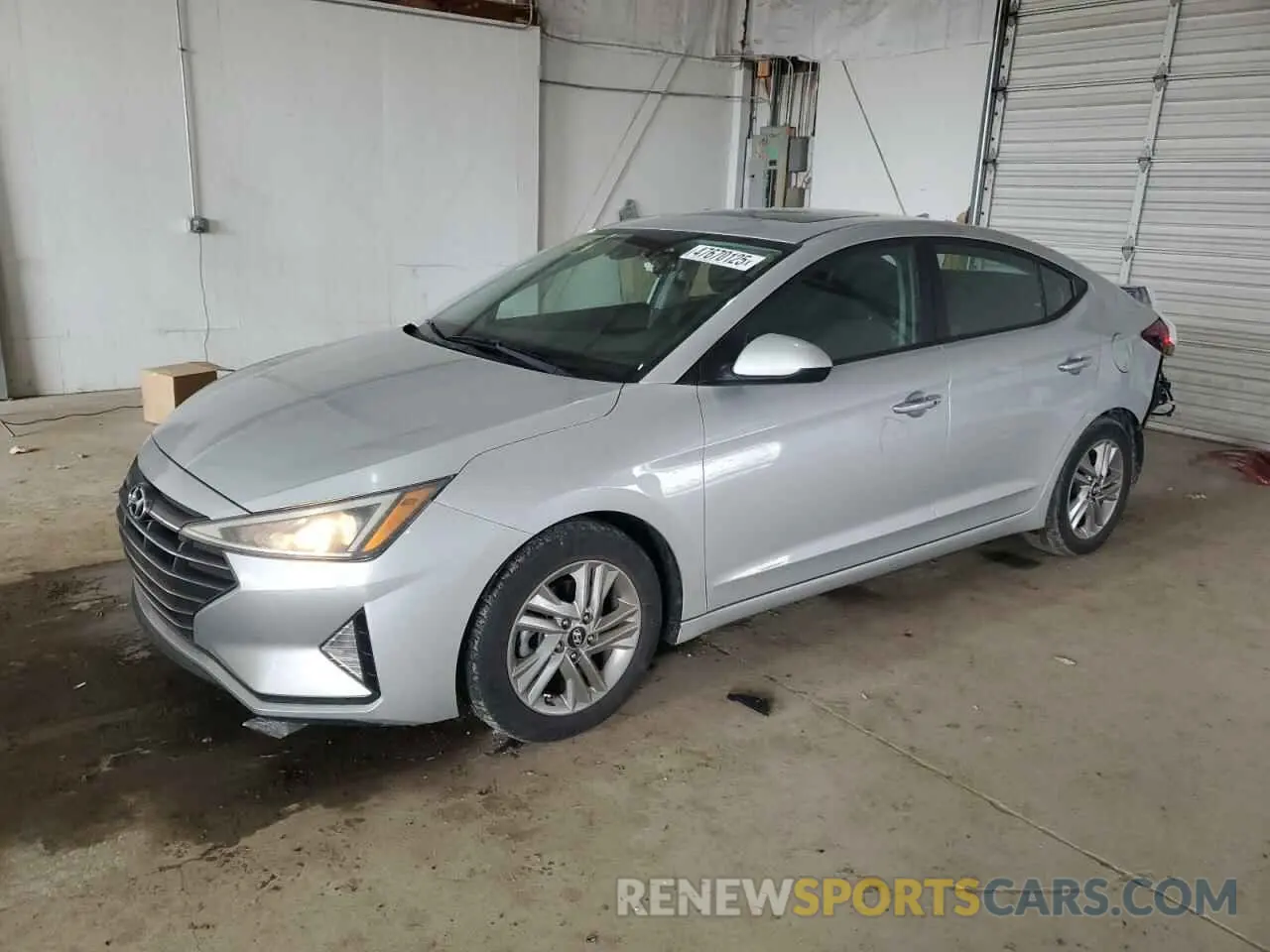 1 Photograph of a damaged car KMHD84LF4KU771179 HYUNDAI ELANTRA 2019