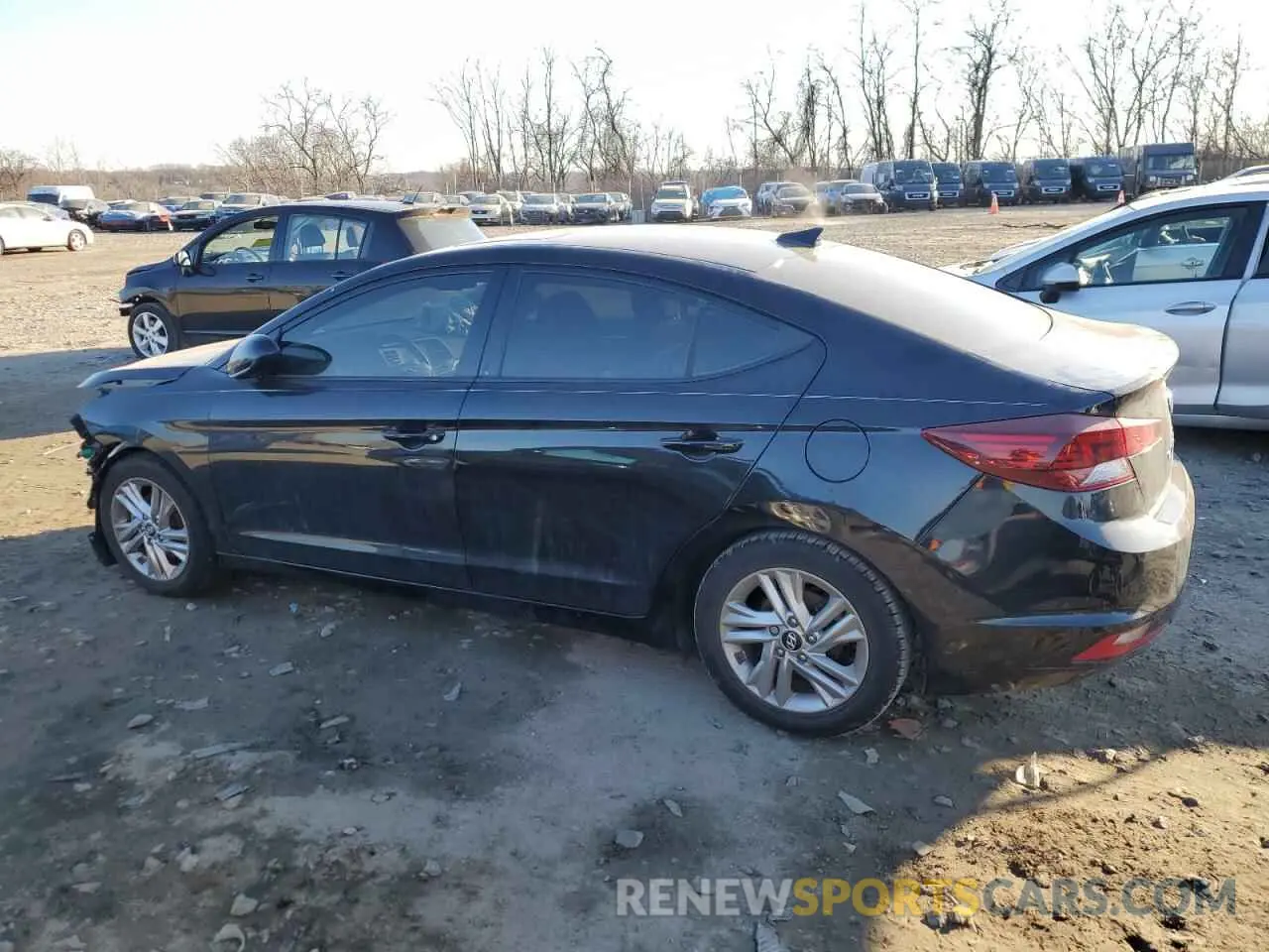 2 Photograph of a damaged car KMHD84LF4KU810045 HYUNDAI ELANTRA 2019