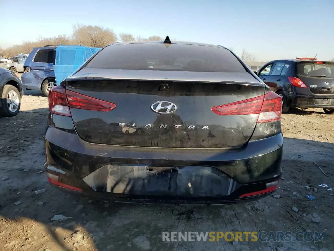 6 Photograph of a damaged car KMHD84LF4KU810045 HYUNDAI ELANTRA 2019