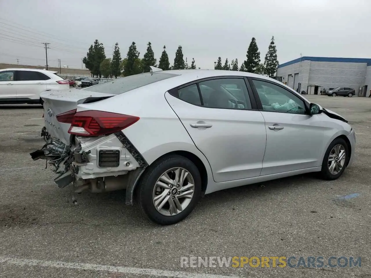 3 Photograph of a damaged car KMHD84LF4KU846558 HYUNDAI ELANTRA 2019