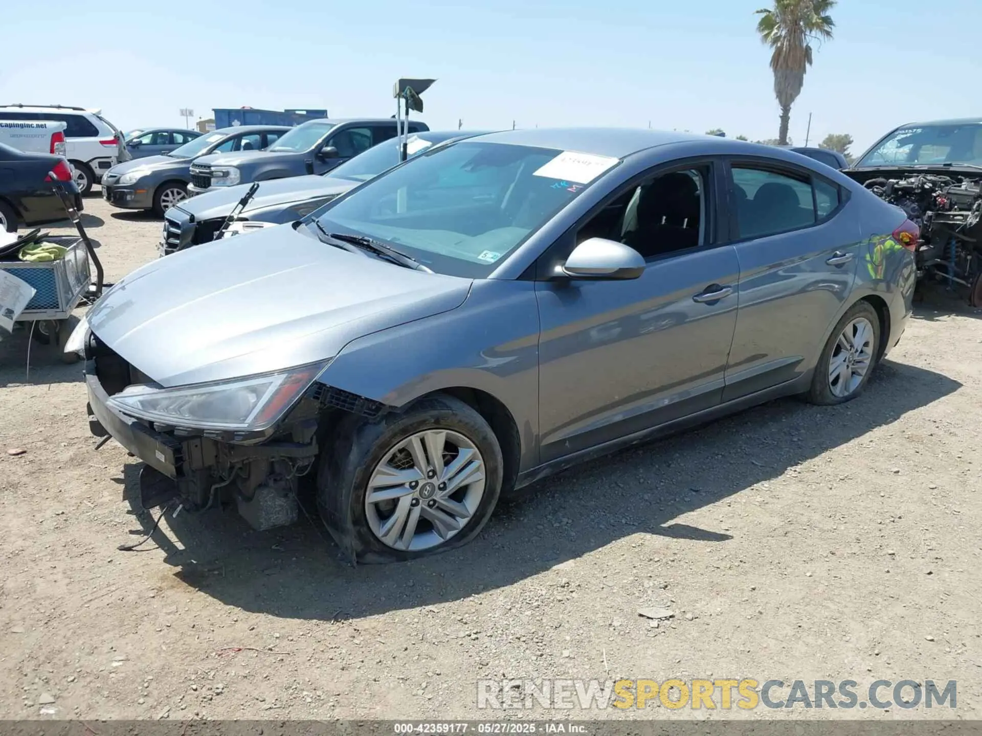 2 Photograph of a damaged car KMHD84LF4KU862789 HYUNDAI ELANTRA 2019