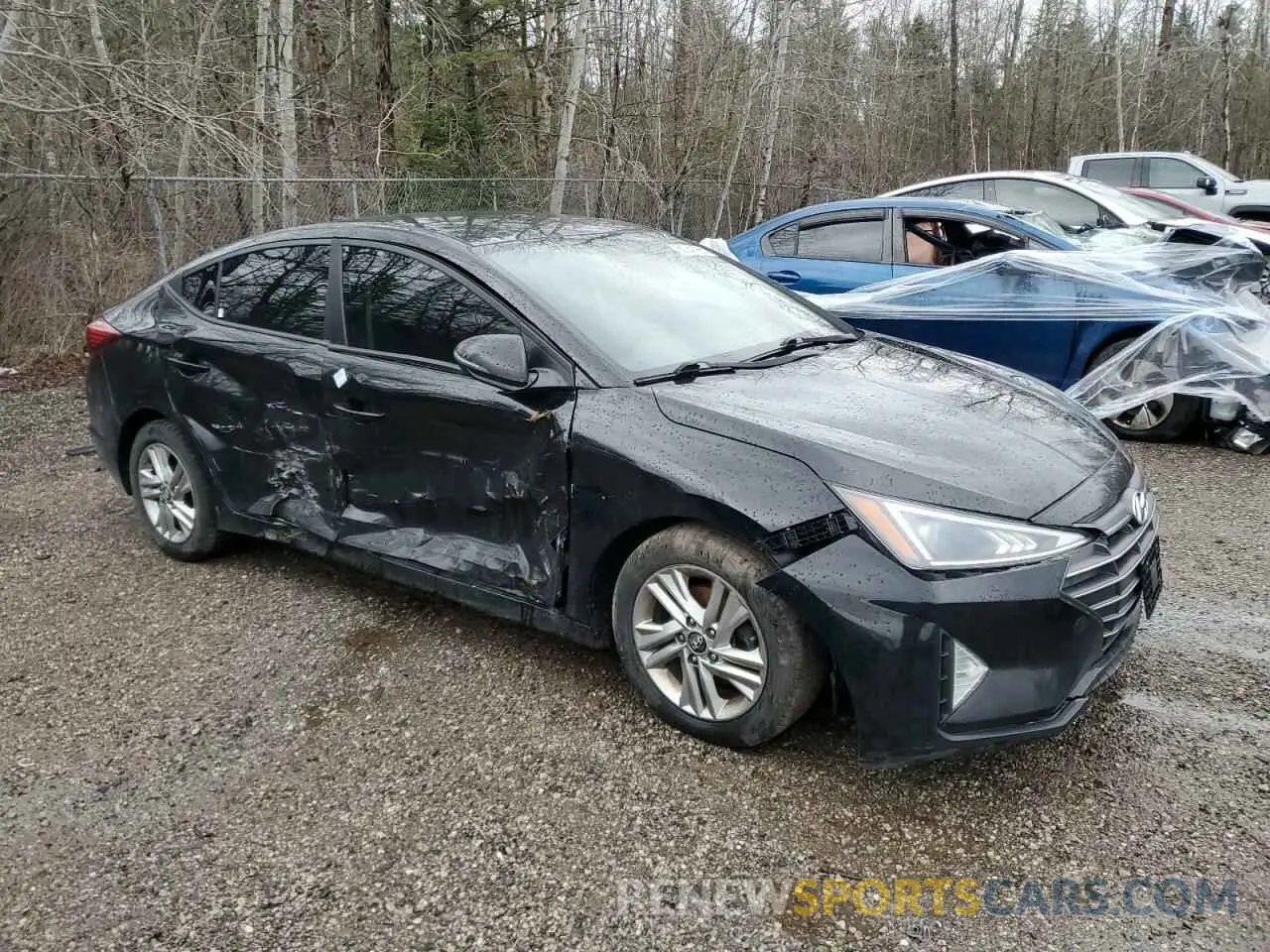 4 Photograph of a damaged car KMHD84LF4KU889958 HYUNDAI ELANTRA 2019