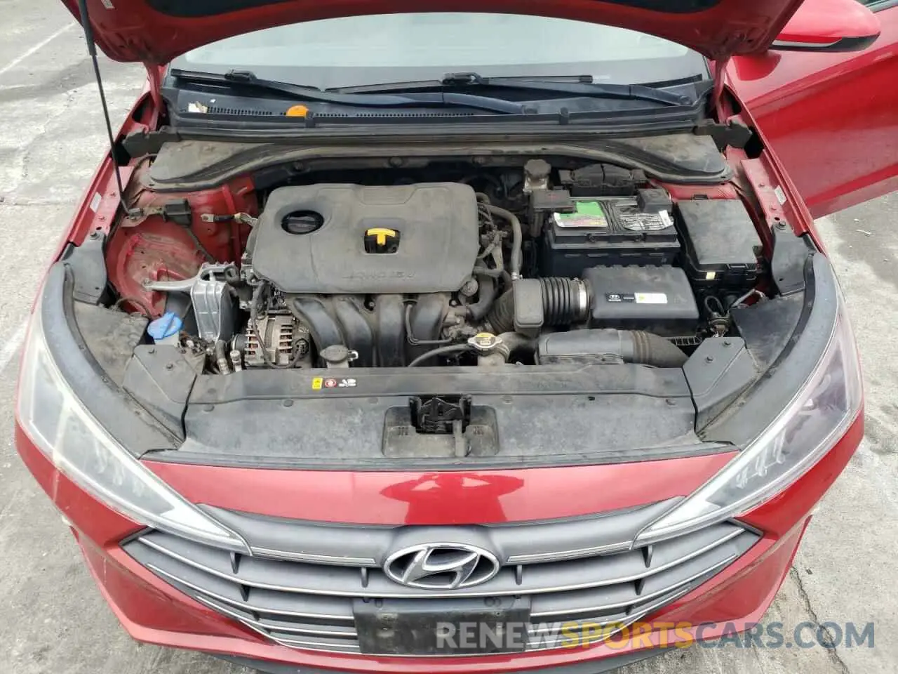 11 Photograph of a damaged car KMHD84LF5KU737977 HYUNDAI ELANTRA 2019