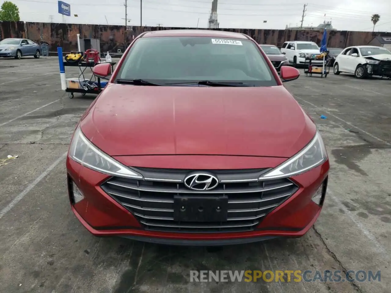 5 Photograph of a damaged car KMHD84LF5KU737977 HYUNDAI ELANTRA 2019