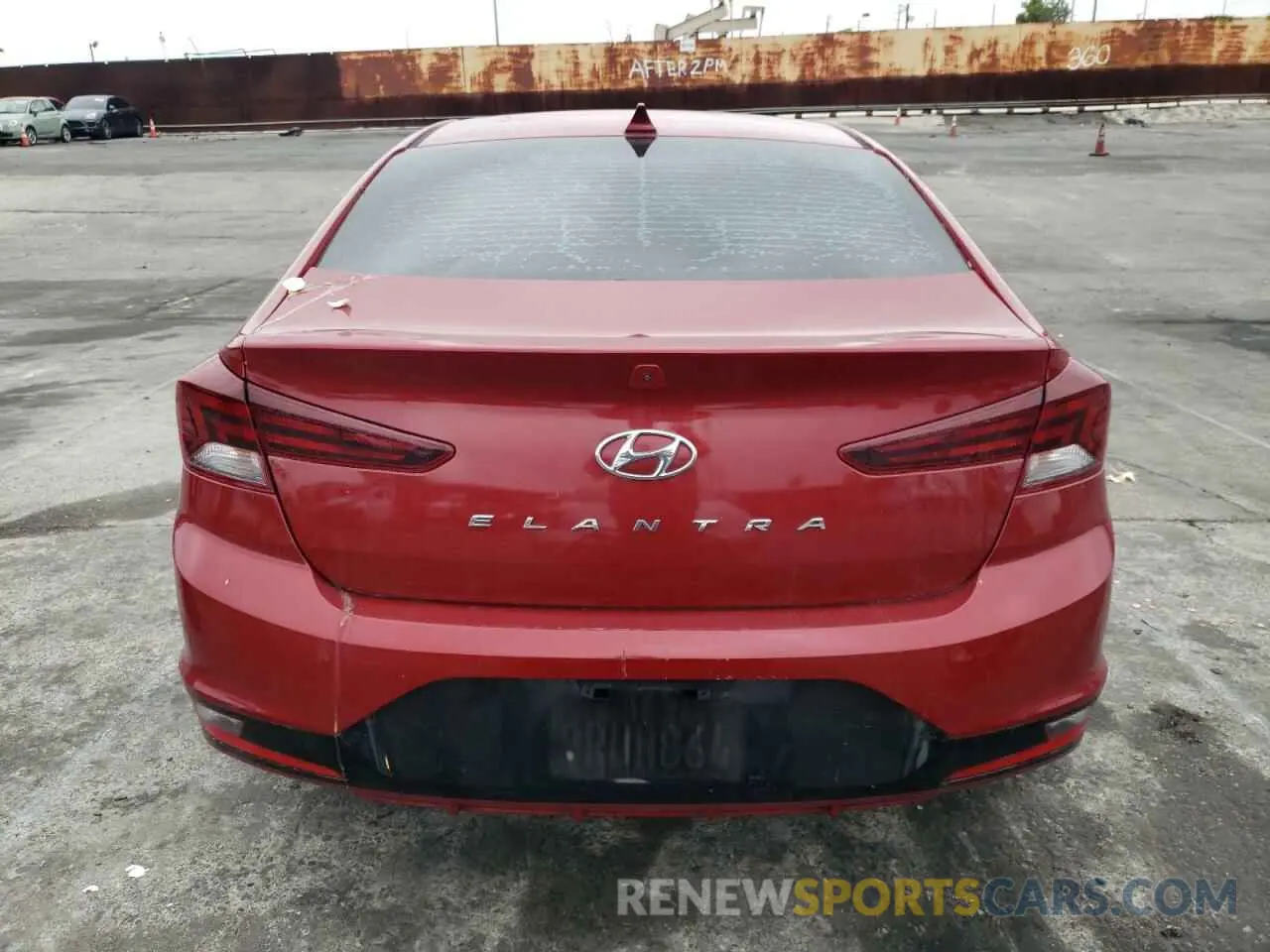6 Photograph of a damaged car KMHD84LF5KU737977 HYUNDAI ELANTRA 2019