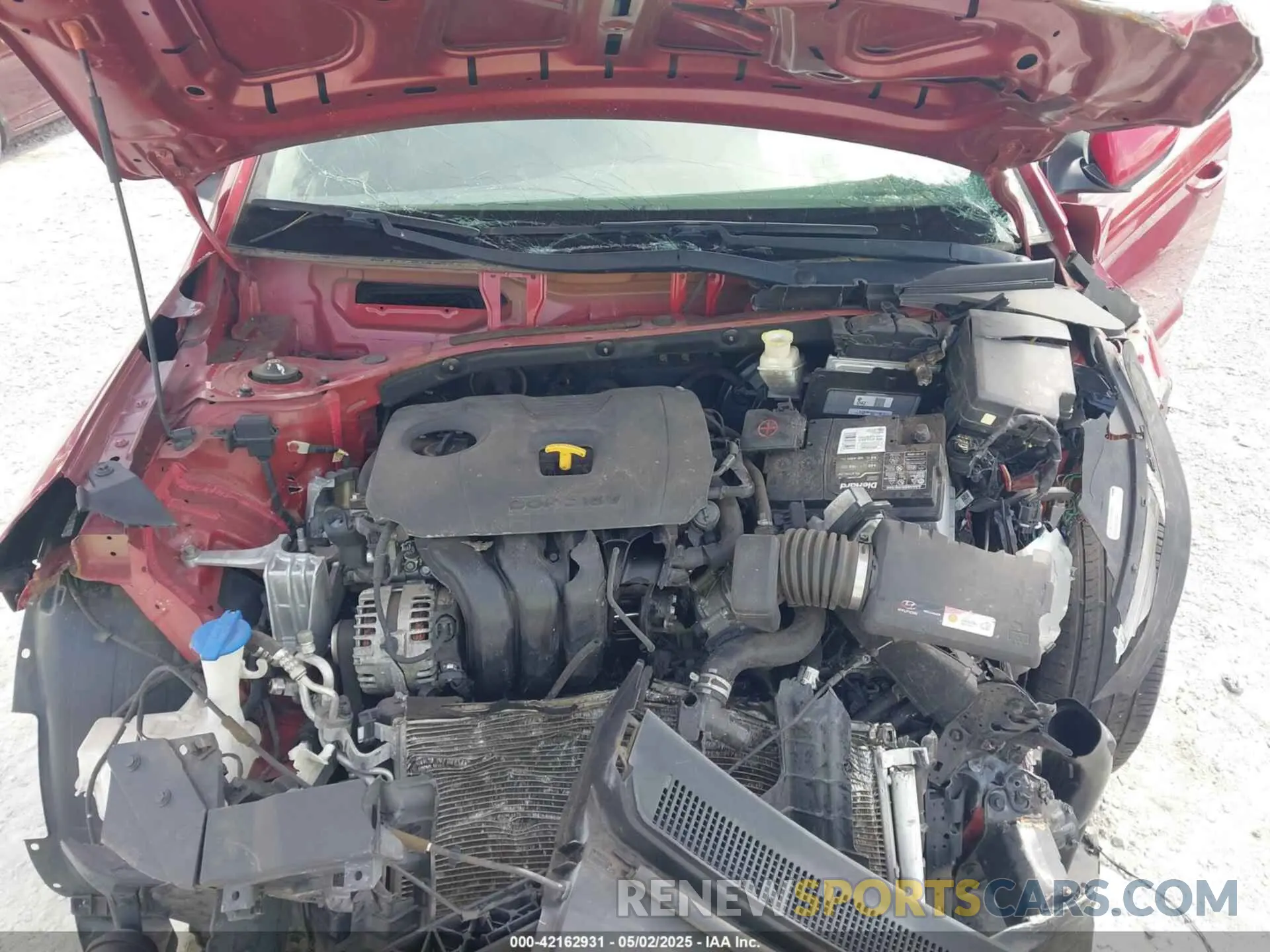 10 Photograph of a damaged car KMHD84LF5KU741477 HYUNDAI ELANTRA 2019