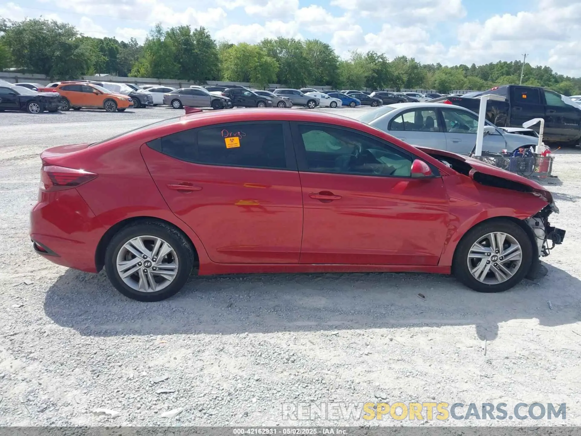13 Photograph of a damaged car KMHD84LF5KU741477 HYUNDAI ELANTRA 2019
