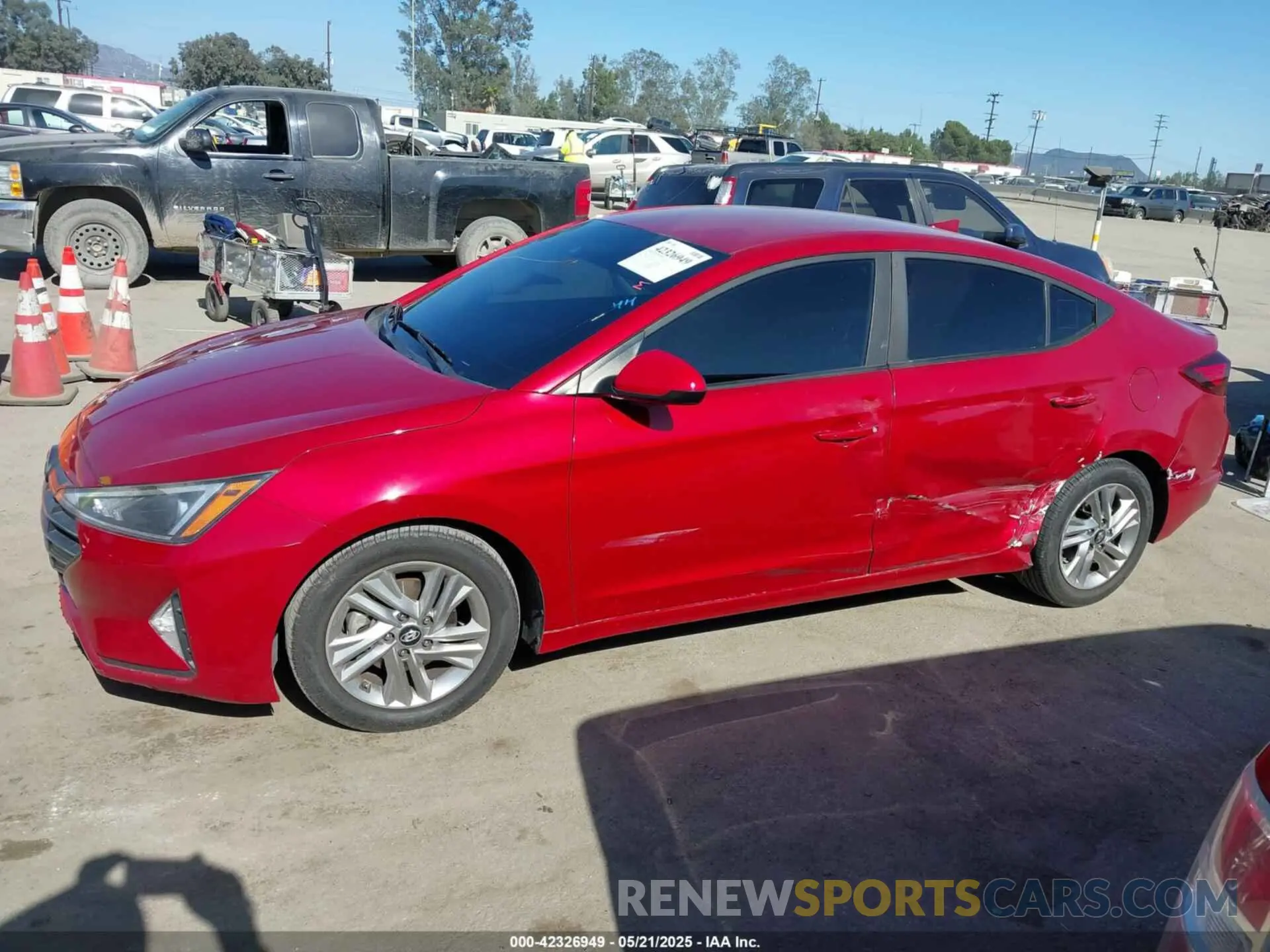 14 Photograph of a damaged car KMHD84LF5KU742399 HYUNDAI ELANTRA 2019